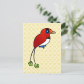 Birdorable King Bird of paradise Briefkaart (Staand voorkant)
