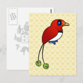 Birdorable King Bird of paradise Briefkaart (Voorkant / Achterkant)