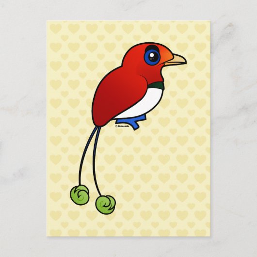 Birdorable King Bird of paradise Briefkaart (Voorkant)