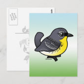 Birdorable Kirtland's Warbler Briefkaart (Voorkant / Achterkant)