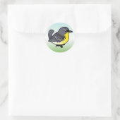 Birdorable Kirtland's Warbler Ronde Sticker (Tas)