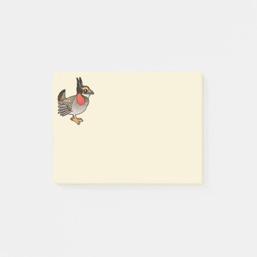 Birdorable Lesser Prairie-Chicken Post-it® Notes (Voorkant)