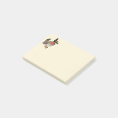Birdorable Lesser Prairie-Chicken Post-it® Notes (Schuin)