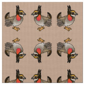 Birdorable Lesser Prairie-Chicken Stof (Close Up)