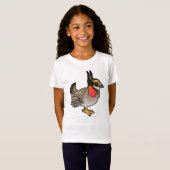 Birdorable Lesser Prairie-Chicken T-shirt (Voorkant volledig)