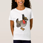 Birdorable Lesser Prairie-Chicken T-shirt (Voorkant)