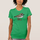 Birdorable Little Ringed Plover T-shirt (Voorkant)