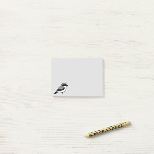 Birdorable Loggerhead Shrike Post-it® Notes (Op bureau)