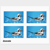 Birdorable Long-tailed Duck Rechthoekige Sticker (Vel)