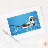 Birdorable Long-tailed Duck Rechthoekige Sticker (Envelop)