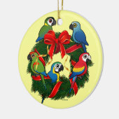 Birdorable Macaws Kerstmis Keramisch Ornament (Links)