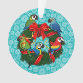 Birdorable Macaws Kerstmis Ornament (voorkant)