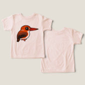 Birdorable Madagaskar Dwergijsvogel (Ontwerp Voorkant & Achterkant)