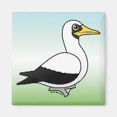 Birdorable Masked Booby Magneet (Voorkant)