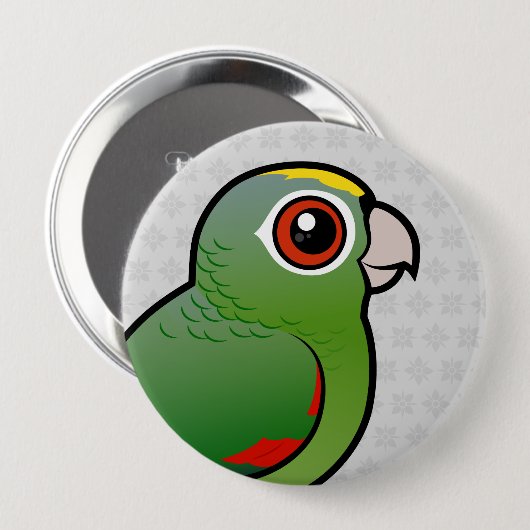 Birdorable Mealy Parrot Ronde Button 4,0 Cm (Voorkant /achterkant)