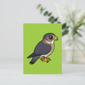 Birdorable Merlin Briefkaart (Staand voorkant)