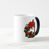 Birdorable NA Backyard Birds Kerstmis Magische Mok (Voorkant rechts)