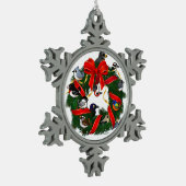 Birdorable NA Backyard Birds Kerstmis Tin Sneeuwvlok Ornament (Links)