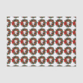 Birdorable NA Backyard Birds Kerstmis Tissuepapier (Voorkant)