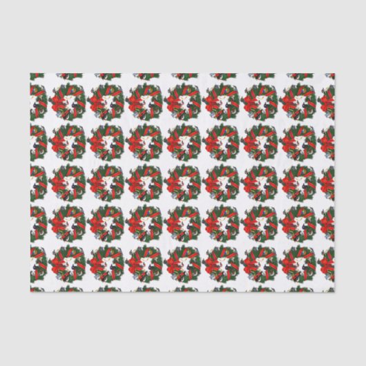 Birdorable NA Backyard Birds Kerstmis Tissuepapier (Voorkant)