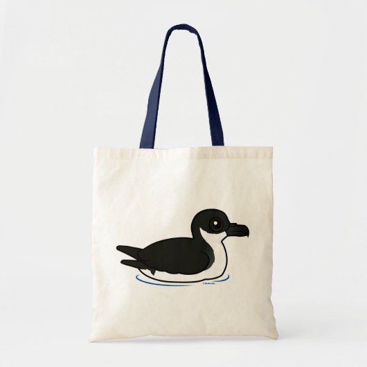 Birdorable Newell's Shearwater zwemmen Tote Bag (Voorkant)