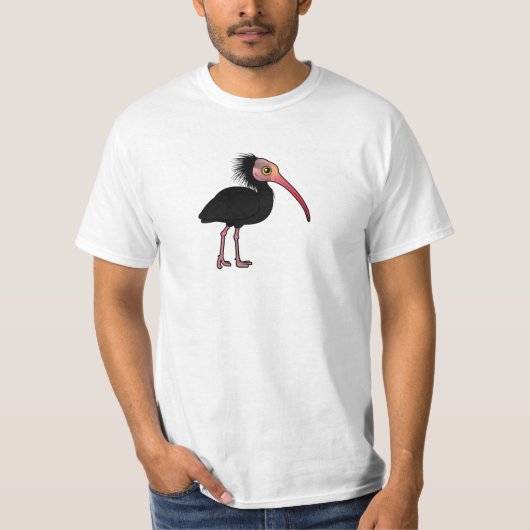 Birdorable Northern Bald Ibis T-shirt (Voorkant)