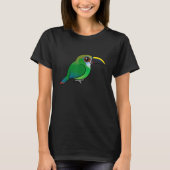 Birdorable Northern Emerald Toucanet Cute Little T T-shirt (Voorkant)