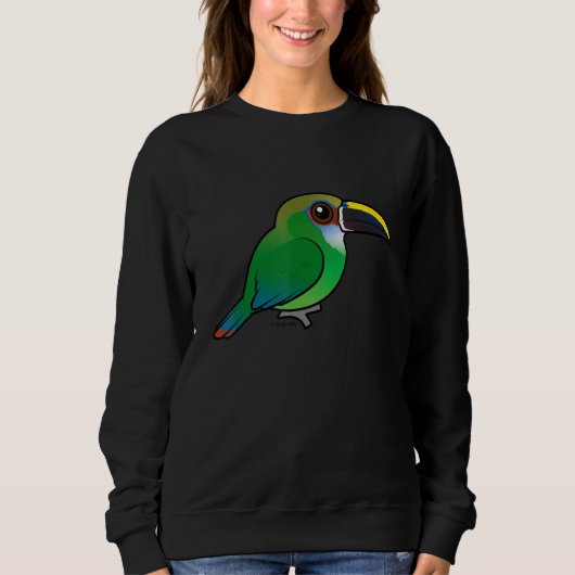 Birdorable Northern Emerald Toucanet Cute Little T Trui (Voorkant)