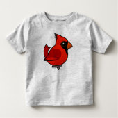 Birdorable Northern Kardinaal Kinder Shirts (Voorkant)