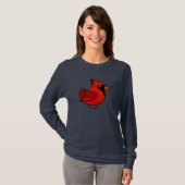 Birdorable Northern Kardinaal T-shirt (Voorkant volledig)