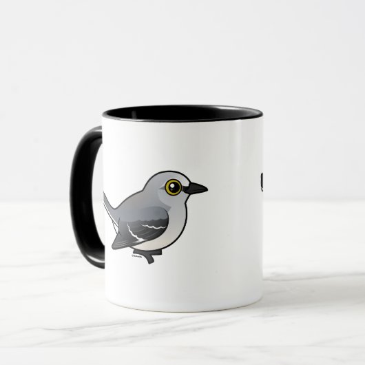 Birdorable Northern Mockingbird Mok (Voorkant links)