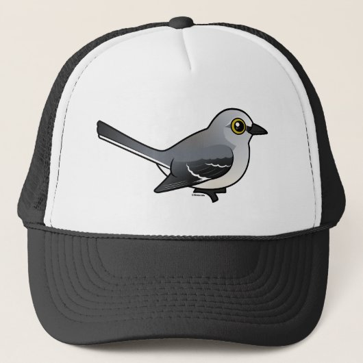 Birdorable Northern Mockingbird Trucker Pet (Voorkant)