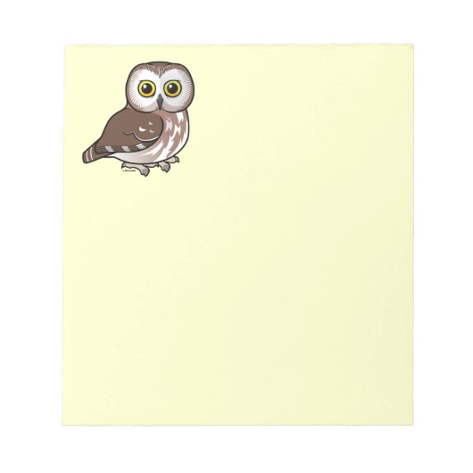 Birdorable Northern Saw-whet Owl Notitieblok (Voorkant)