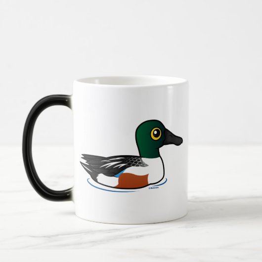 Birdorable Northern Shoveler Magische Mok (Links)
