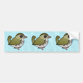 Birdorable Ovenbird Bumpersticker (Voorkant)