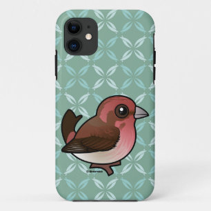 Birdorable Paarse Finch Case-Mate iPhone Case