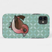 Birdorable Paarse Finch Case-Mate iPhone Case (Achterkant (horizontaal))