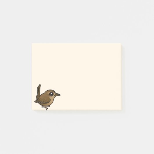 Birdorable Pacific Wren Post-it® Notes (Voorkant)