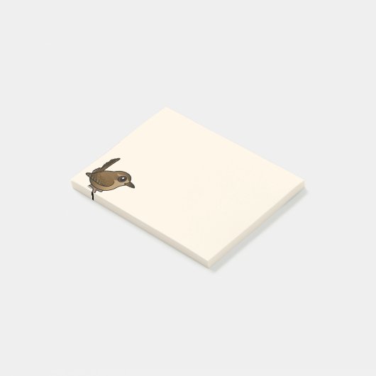 Birdorable Pacific Wren Post-it® Notes (Schuin)