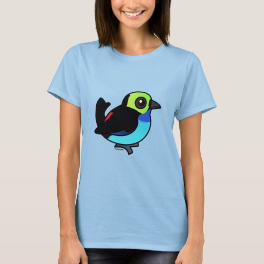 Birdorable Paradise Tanager T-shirt (Voorkant)