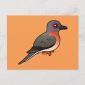 Birdorable Passenger Pigeon Briefkaart (Voorkant)