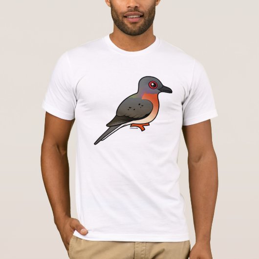 Birdorable Passenger Pigeon T-shirt (Voorkant)