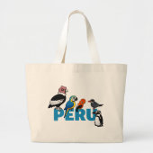 Birdorable Peru Grote Tote Bag (Voorkant)
