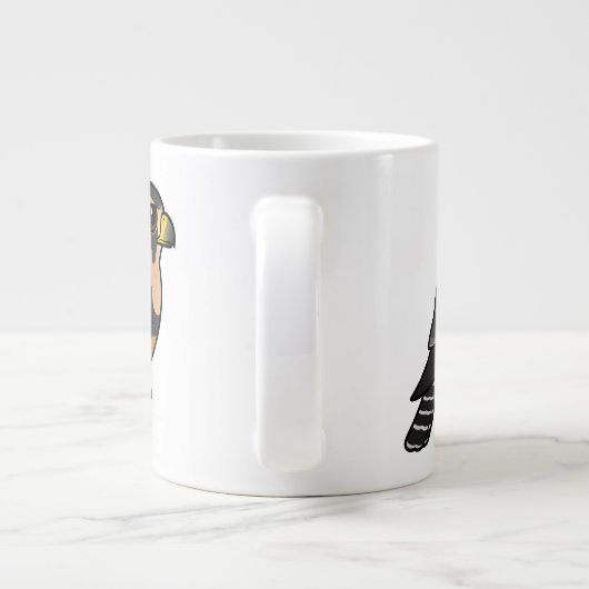 Birdorable Peruvian Aplomado Falcon Grote Koffiekop (Achterkant)