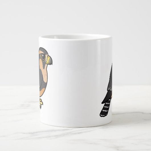 Birdorable Peruvian Aplomado Falcon Grote Koffiekop (Voorkant)