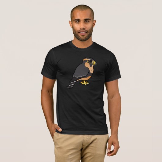 Birdorable Peruvian Aplomado Falcon T-shirt (Voorkant volledig)
