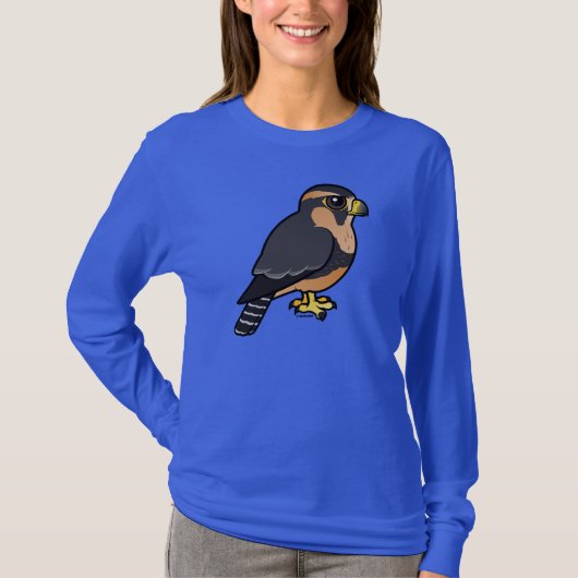 Birdorable Peruvian Aplomado Falcon T-shirt (Voorkant)