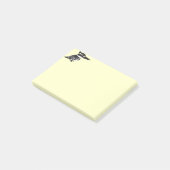 Birdorable Pied Kingfisher Post-it® Notes (Schuin)