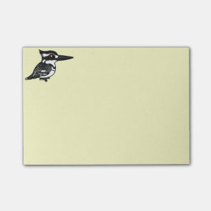 Birdorable Pied Kingfisher Post-it® Notes