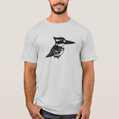 Birdorable Pied Kingfisher T-shirt (Voorkant)